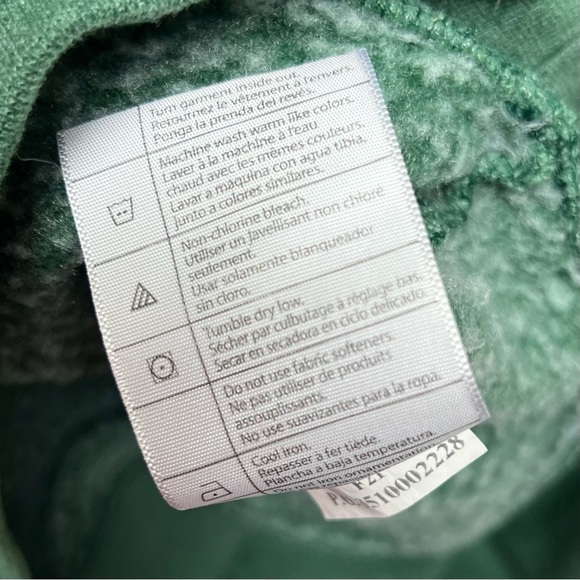 Carhartt Sweatshirt Boys XL 16 Hoodie Relaxed Fit Green Spell Out Logo Pocket - Picture 6 of 10